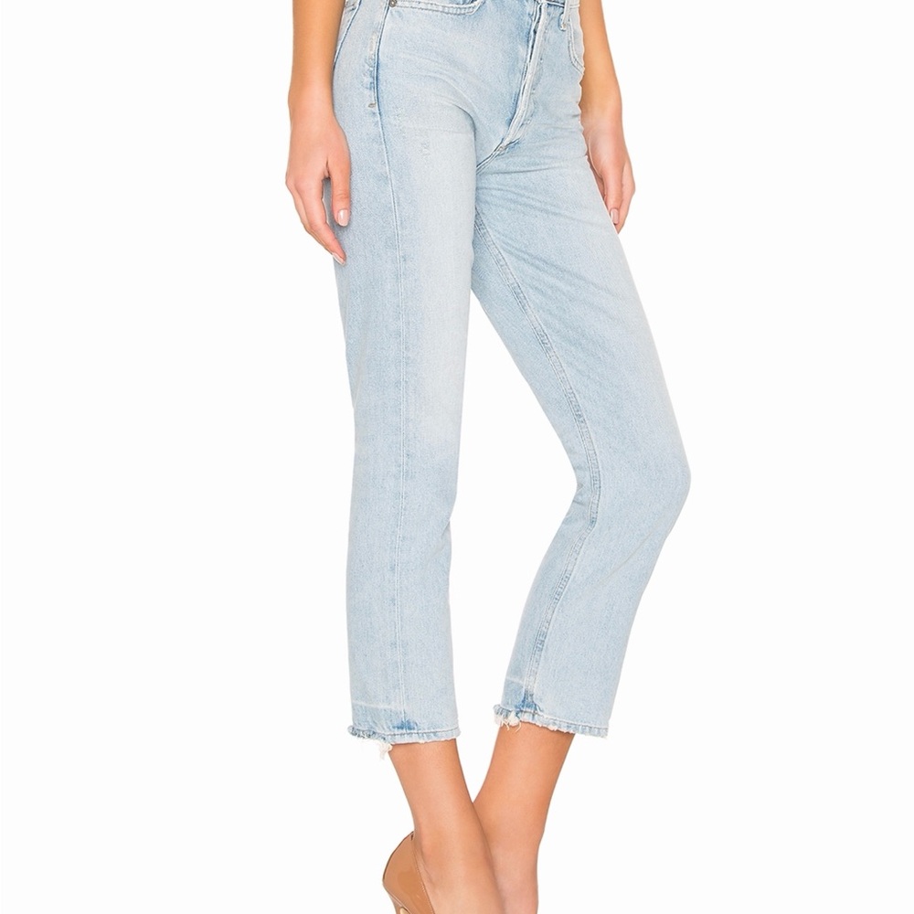 Citizens Of Humanity Light Blue Straight Leg Jeans